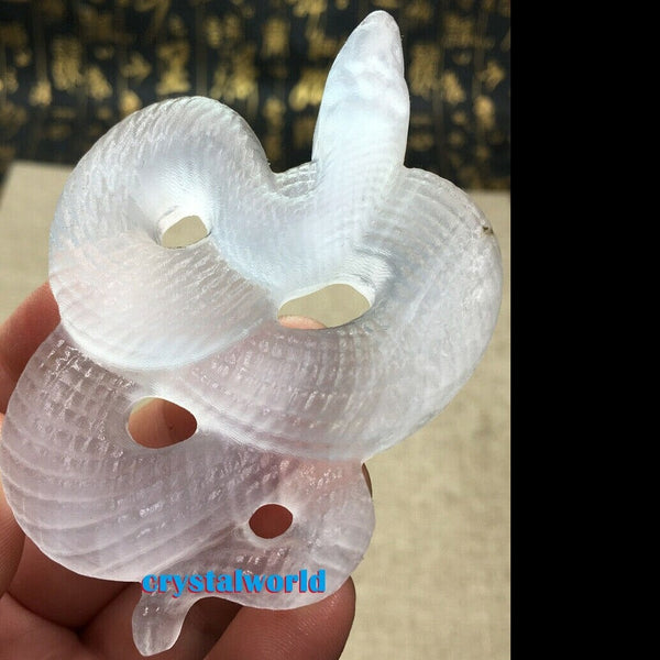 White Selenite Snake-ToShay.org