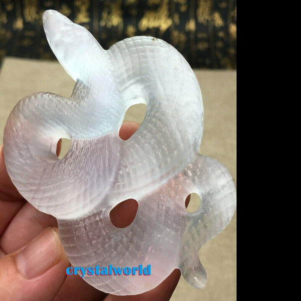 White Selenite Snake-ToShay.org