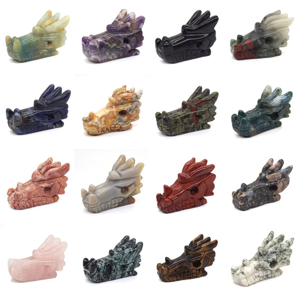 Mixed Crystal Dragon Heads-ToShay.org