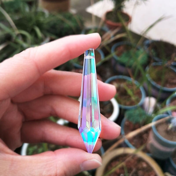 Clear Crystal Icicle Prisms-ToShay.org