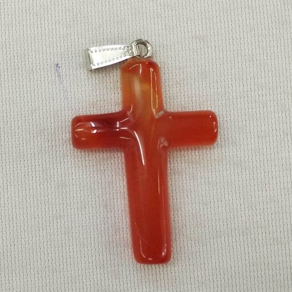 Red Onyx Cross Pendants-ToShay.org