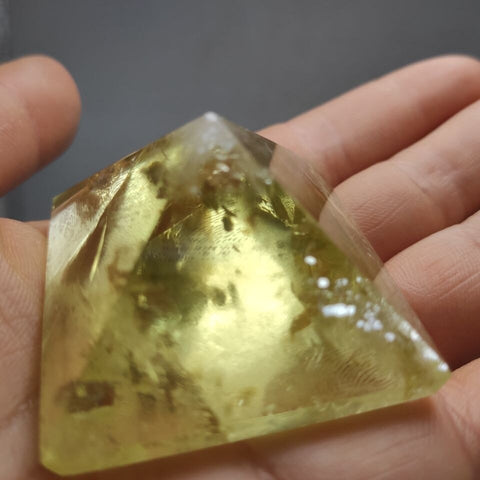 Yellow Citrine Pyramid-ToShay.org