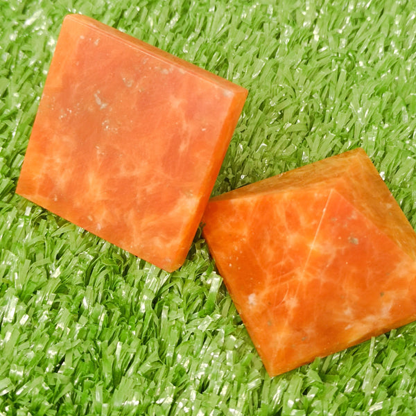 Orange Sunstone Pyramid-ToShay.org