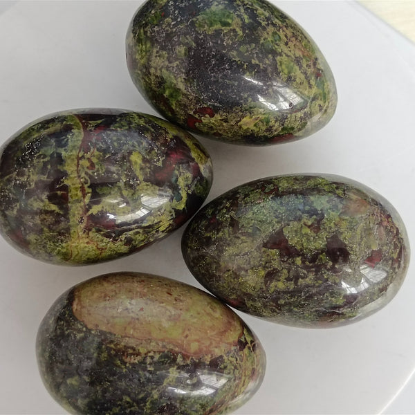 Green Dragon Blood Stone Egg-ToShay.org