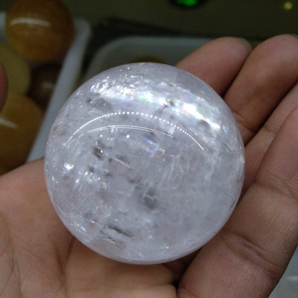 White Calcite Crystal Ball-ToShay.org