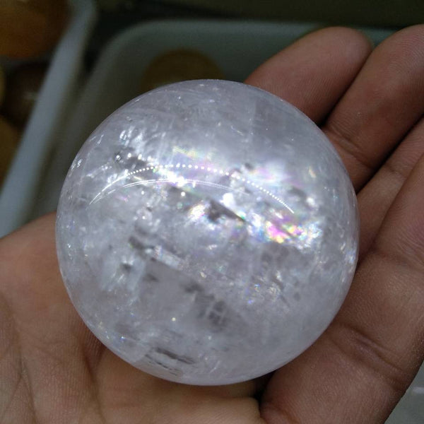 White Calcite Crystal Ball-ToShay.org