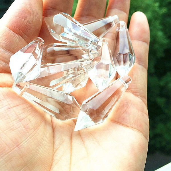 Clear Crystal Icicle Pendants-ToShay.org