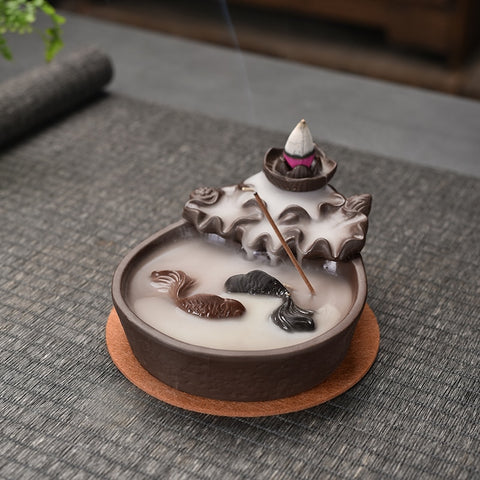 Fish Backflow Incense Burner-ToShay.org