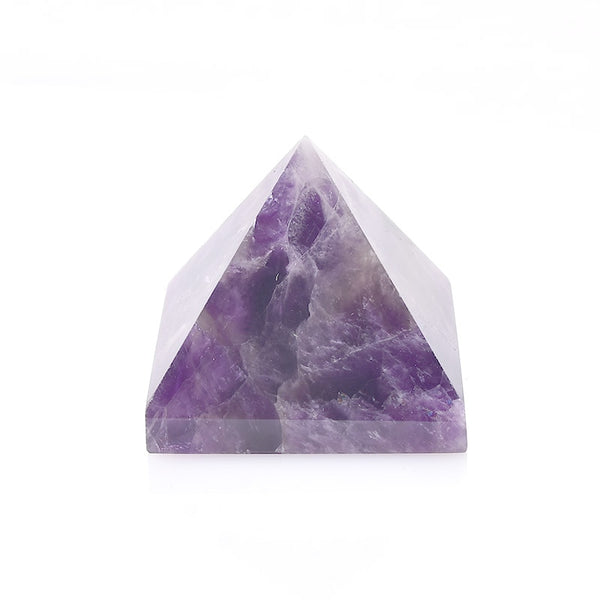 Purple Amethyst Crystal Pyramid-ToShay.org