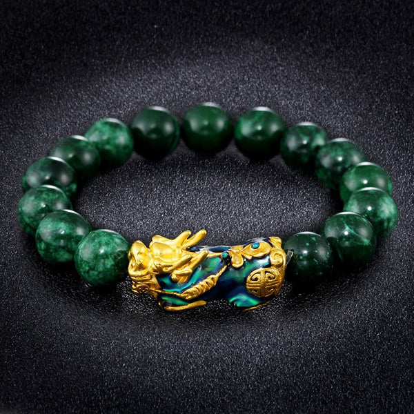 Green Jade Pixiu Bracelet-ToShay.org