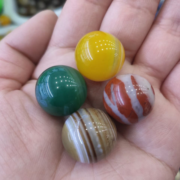 Mixed Agate Stone Balls-ToShay.org