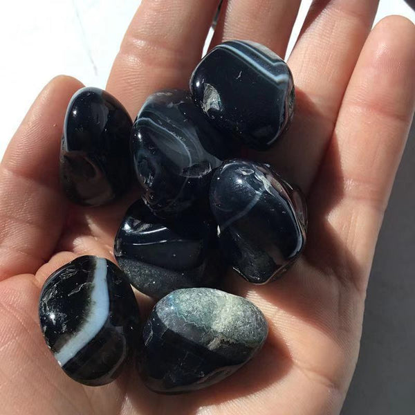 Black Onyx Agate Stones-ToShay.org