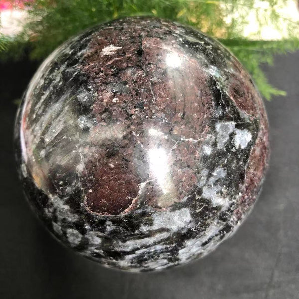 Red Garnet Crystal Ball-ToShay.org