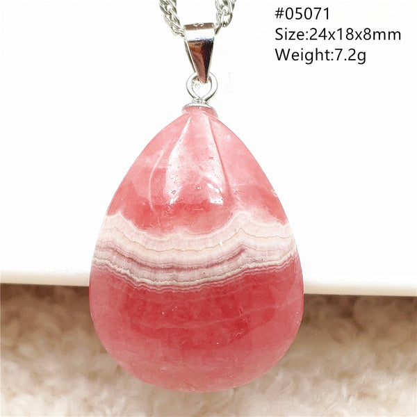 Red Rhodochrosite Pendant-ToShay.org