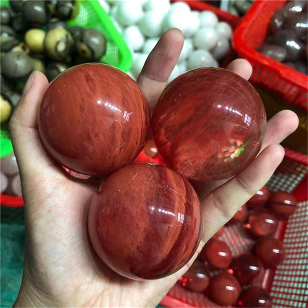 Red Smelting Quartz Ball-ToShay.org