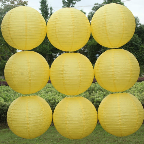 Yellow Paper Lanterns-ToShay.org