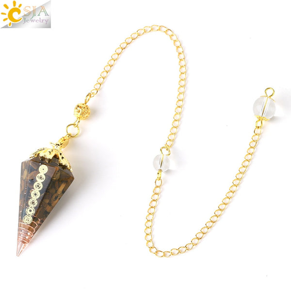 Mixed Crystal Dowsing Pendulum-ToShay.org