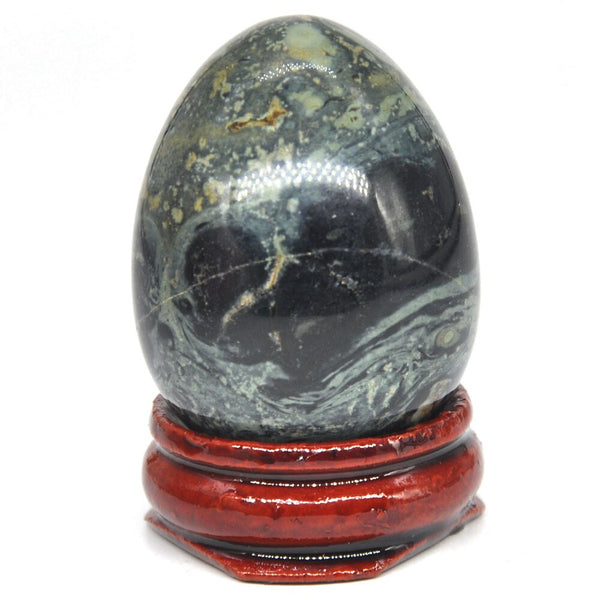 Green Kambaba Jasper Egg-ToShay.org