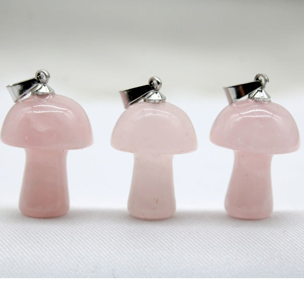 Mixed Crystal Mushroom Pendants-ToShay.org