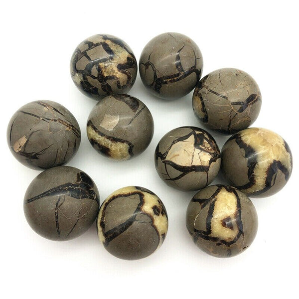 Yellow Septarian Stone Ball-ToShay.org