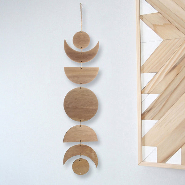 Wood Moon Phase Garland-ToShay.org