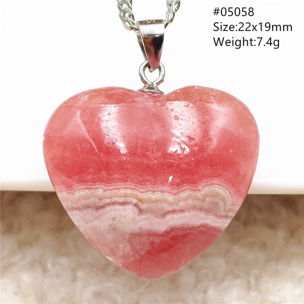 Red Rhodochrosite Pendant-ToShay.org