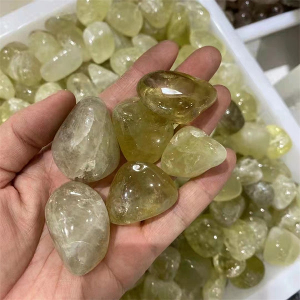 Yellow Citrine Tumbled Stones-ToShay.org