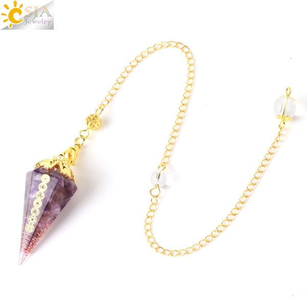 Mixed Crystal Dowsing Pendulum-ToShay.org