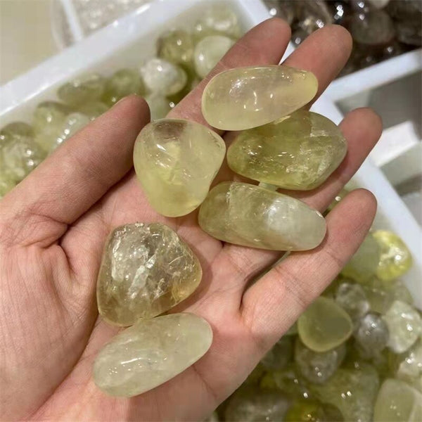 Yellow Citrine Tumbled Stones-ToShay.org