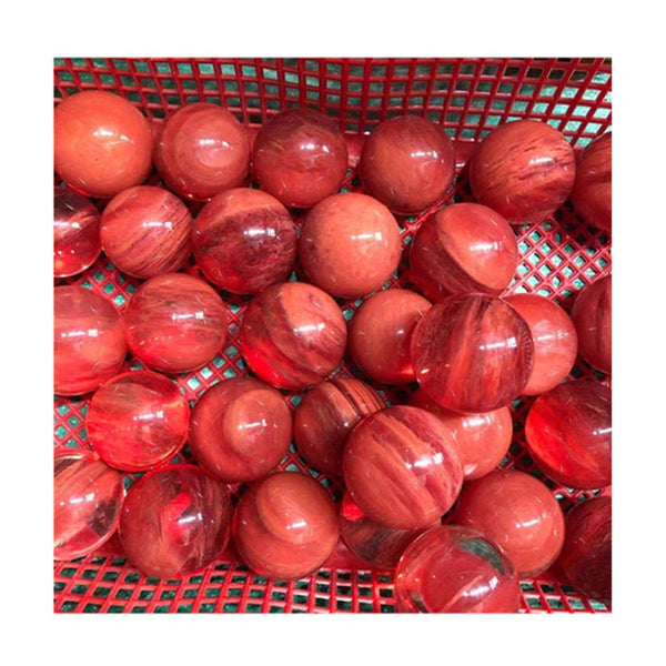 Red Smelting Quartz Ball-ToShay.org