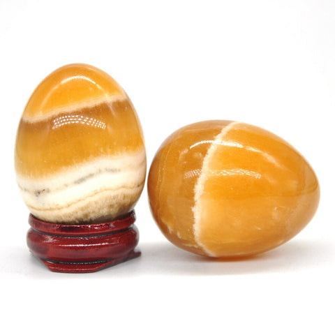 Orange Selenite Egg-ToShay.org