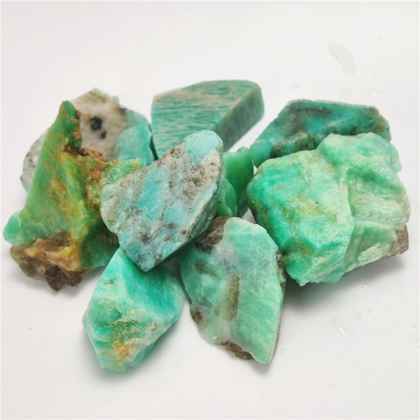 Blue Amazonite Raw Rocks-ToShay.org