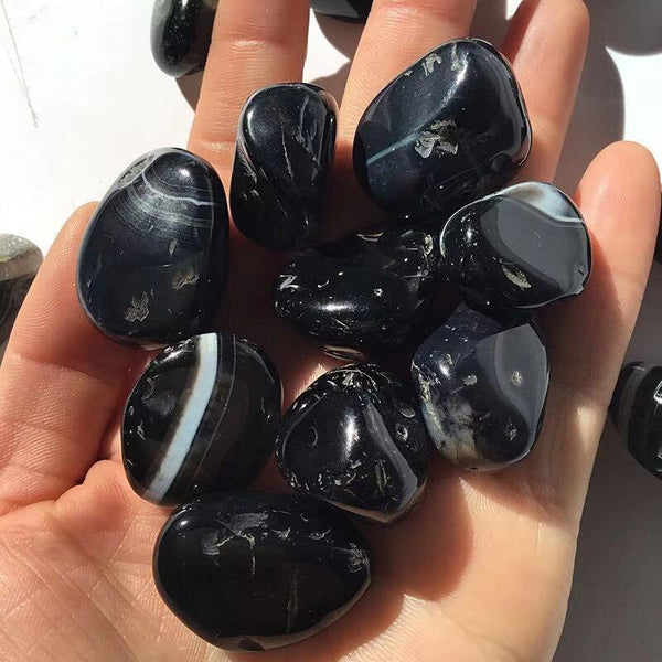 Black Onyx Agate Stones-ToShay.org