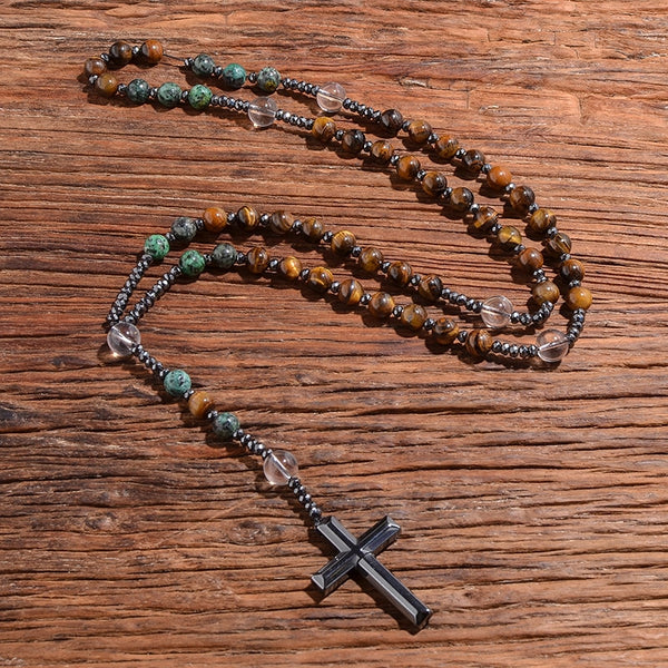 Yellow Tiger Eye Rosary Beads-ToShay.org