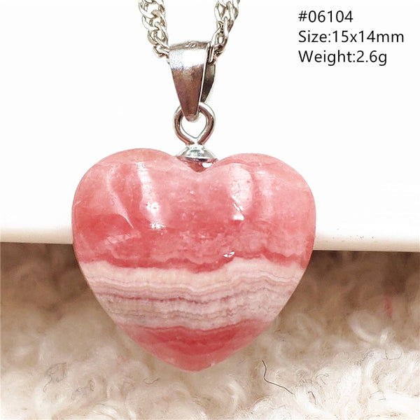 Red Rhodochrosite Pendant-ToShay.org