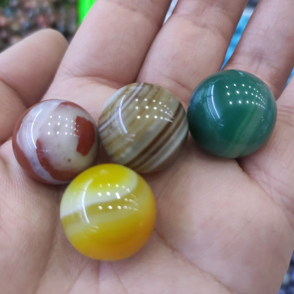 Mixed Agate Stone Balls-ToShay.org