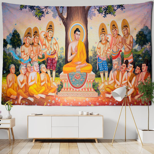 Buddha Art Tapestry-ToShay.org