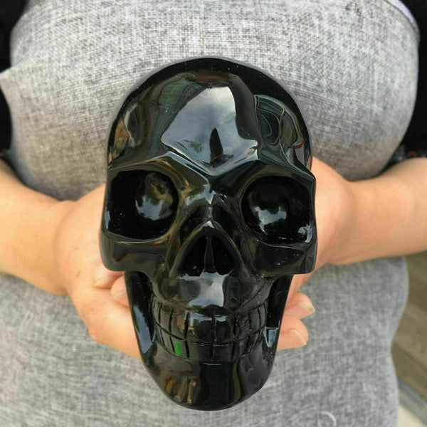 Black Obsidian Skull-ToShay.org