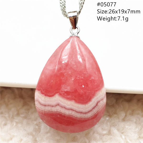 Red Rhodochrosite Pendant-ToShay.org