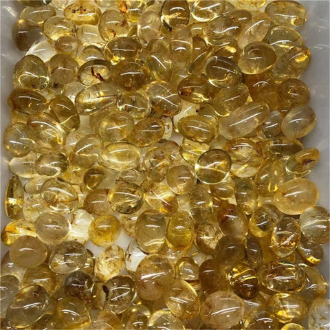 Yellow Citrine Tumbled Stones-ToShay.org