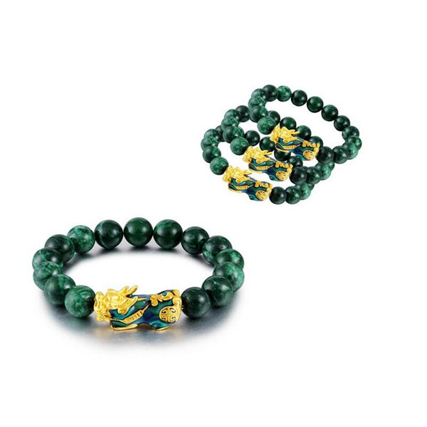 Green Jade Pixiu Bracelet-ToShay.org