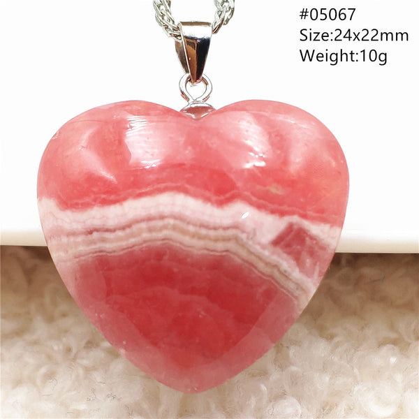 Red Rhodochrosite Pendant-ToShay.org