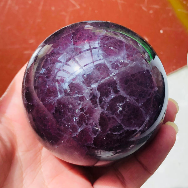 Purple Fluorite Ball-ToShay.org