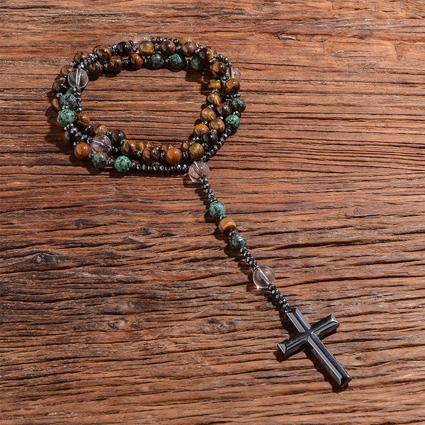 Yellow Tiger Eye Rosary Beads-ToShay.org