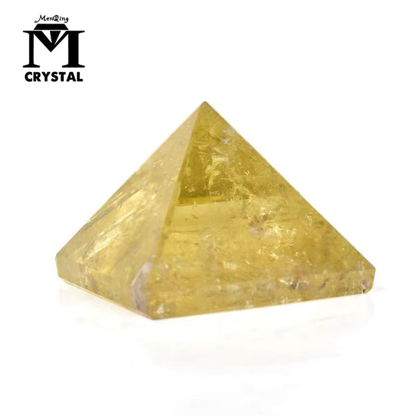 Yellow Citrine Crystal Pyramids-ToShay.org