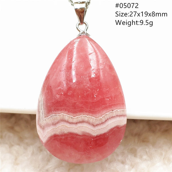 Red Rhodochrosite Pendant-ToShay.org