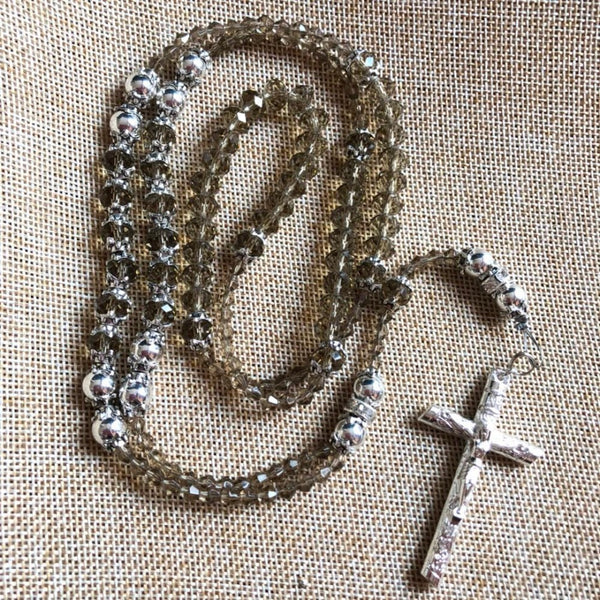 Crystal Rhinestone Rosary-ToShay.org