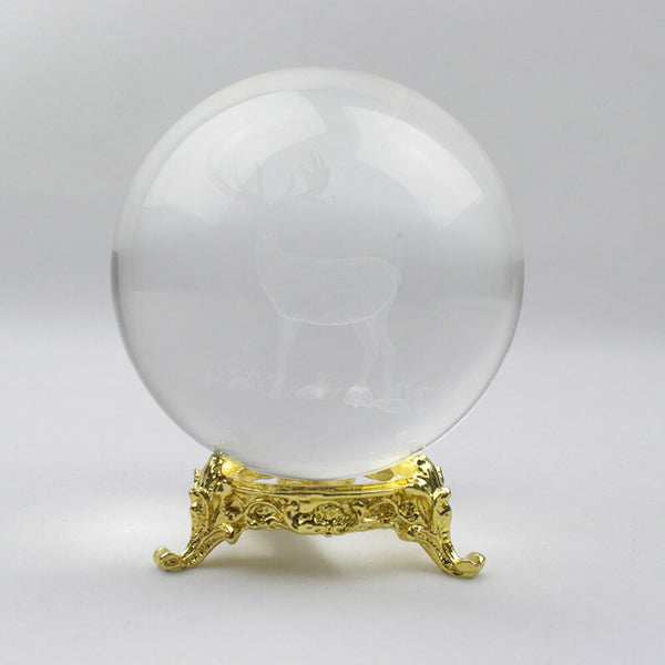 Gold Crystal Ball Stand-ToShay.org