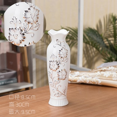 White Porcelain Vase-ToShay.org