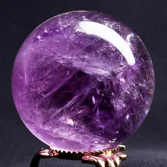 Purple Amethyst Quartz Ball-ToShay.org